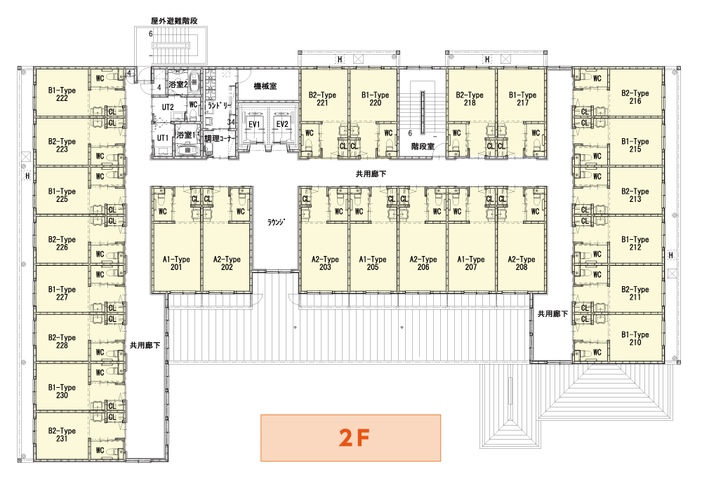 2F：見取り図