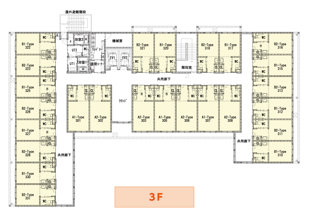 3F：見取り図